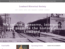 Tablet Screenshot of lombardhistory.org